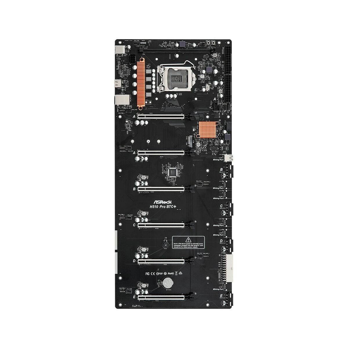 Carte Mère ASRock H510 PRO BTC+